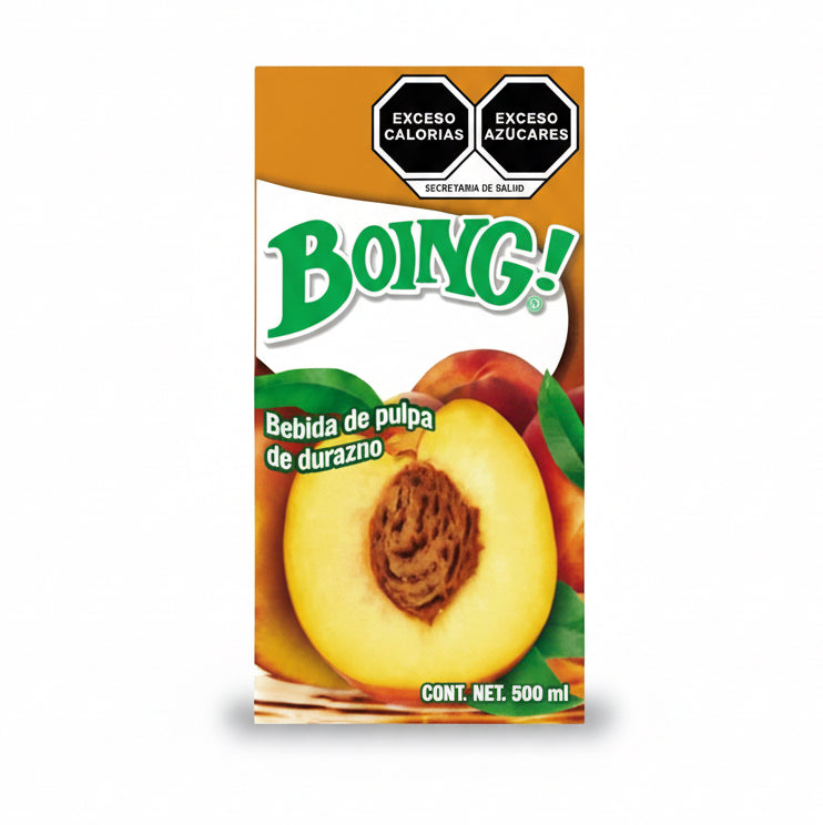 Mitoteland — Boing — sweet Mexican Peach juice. Fruity and classic refreshing.